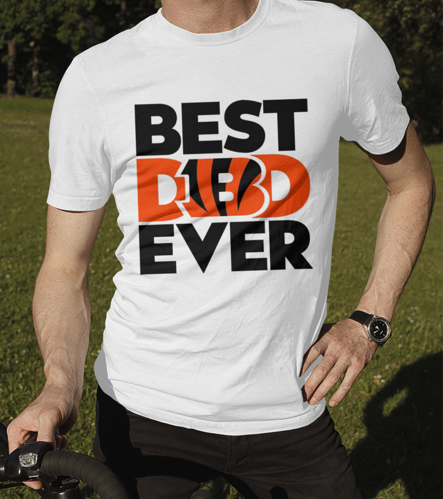 Best Dad Ever NFL Cincinnati Bengals T-Shirt