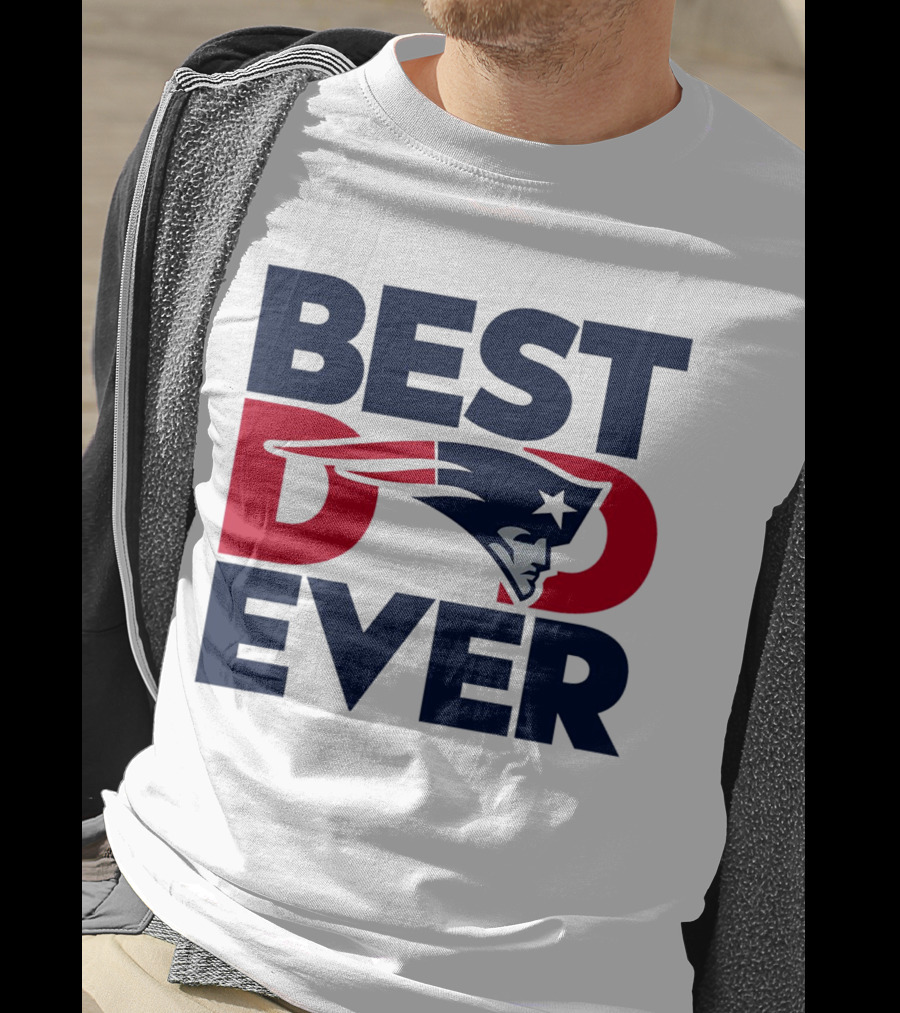 Best Dad Ever NFL New England Patriots T-Shirt