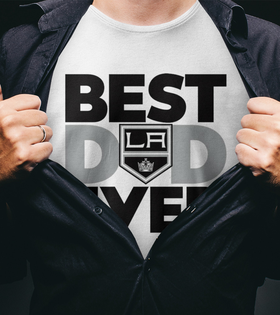 Best Dad Ever LA Kings NHL T-Shirt
