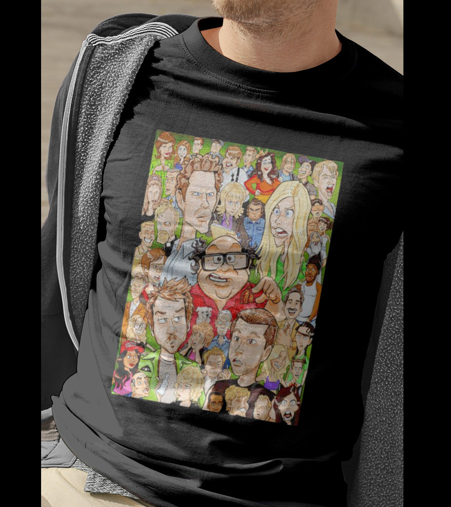 It’s Always Sunny In Philadelphia Character Collage T-Shirt