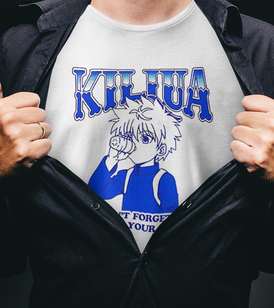 Killua Don't Forget To Drink Your Water T-Shirt