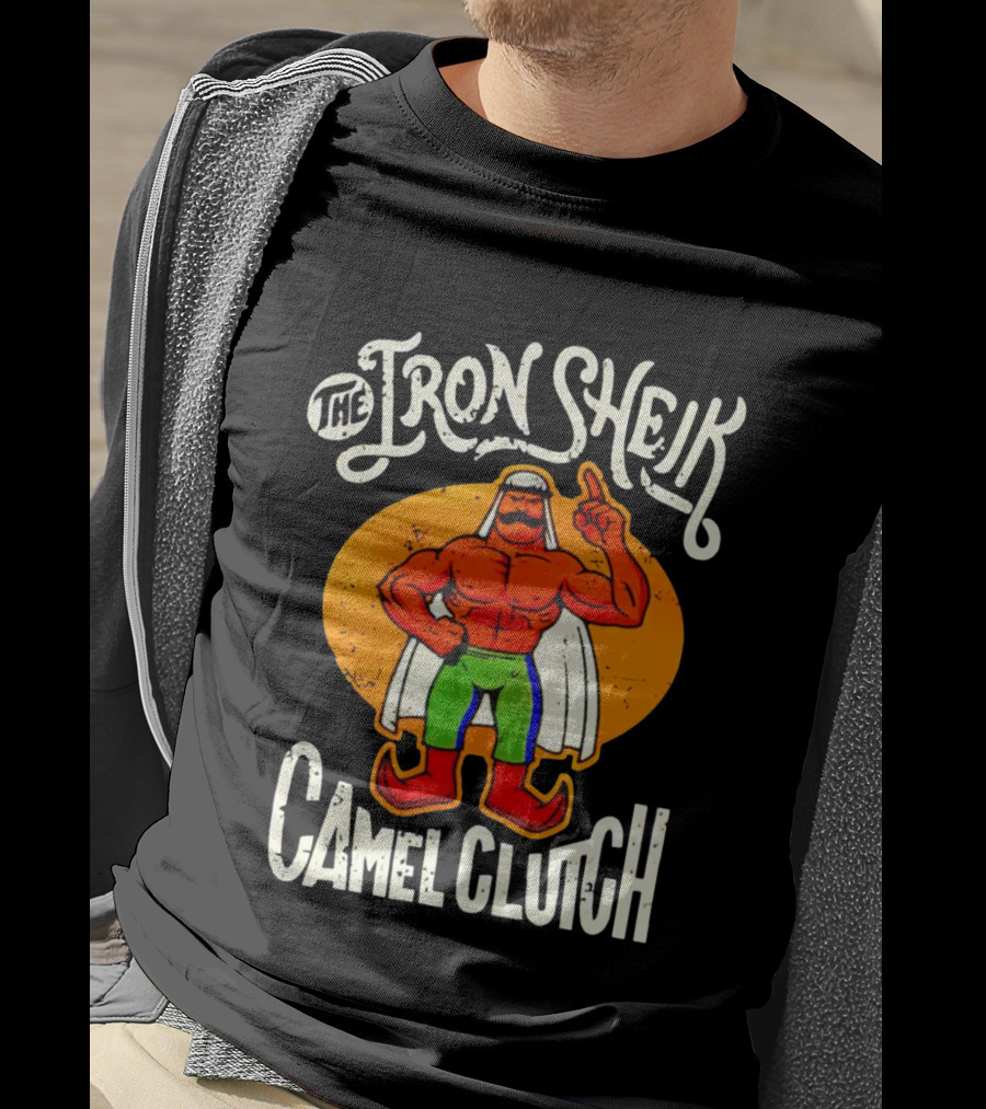 The Iron Sheik Camel Clutch Wrestling 80s T-Shirt