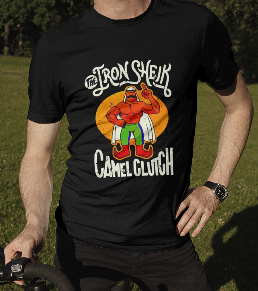 The Iron Sheik Camel Clutch Wrestling 80s T-Shirt