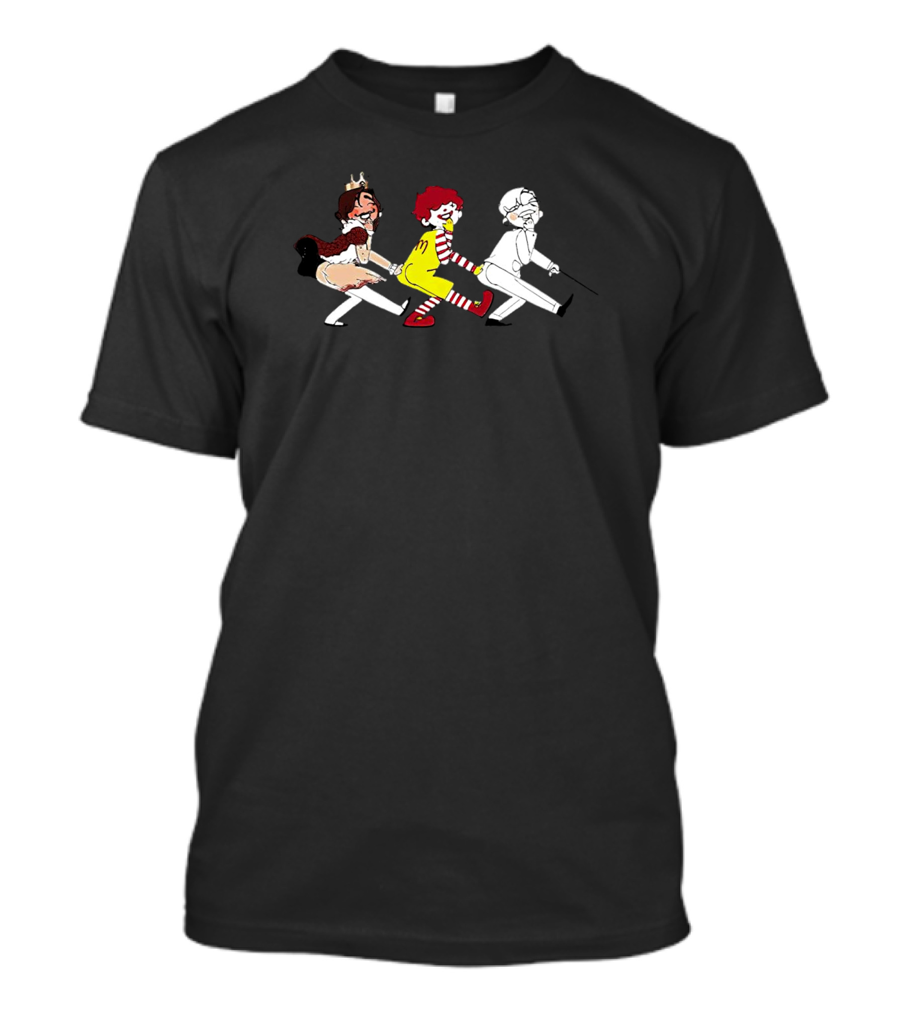 Burger King Ronald McDonald And Colonel Sanders Humor T-Shirt