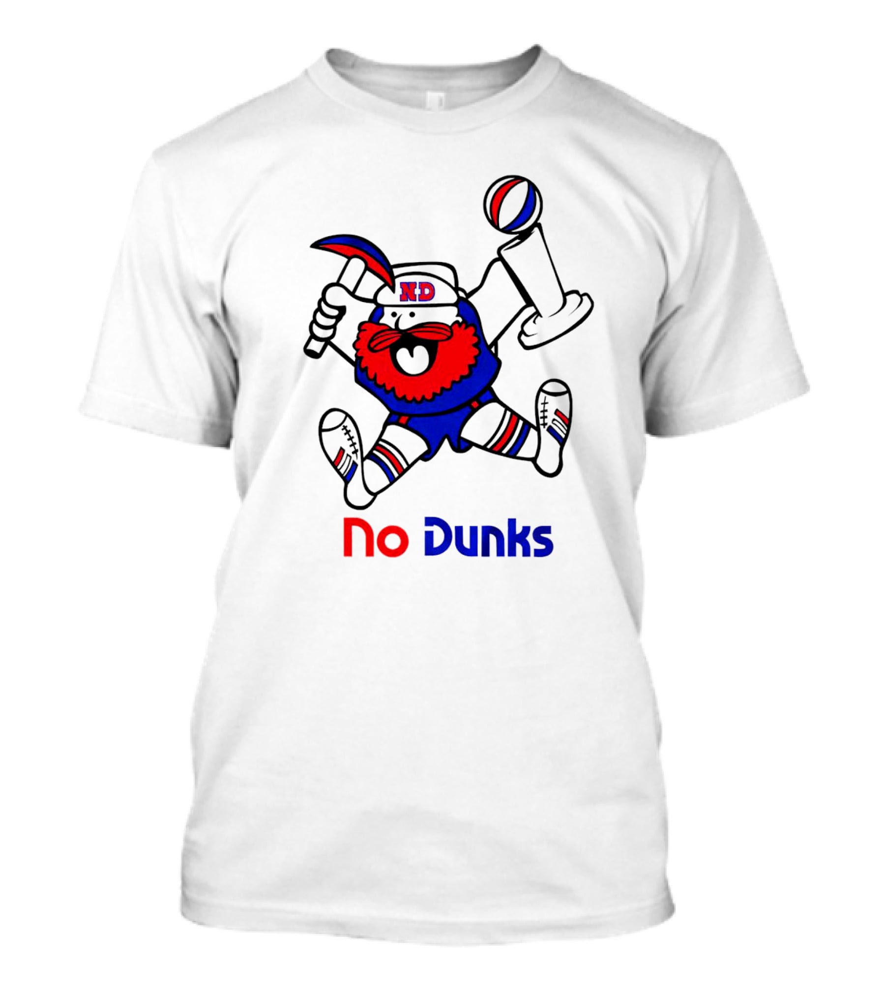 Denver Nuggets No Dunks Basketball Miner Enthusiast T-Shirt