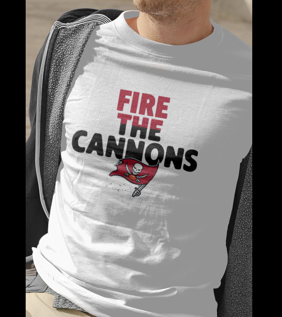 FIRE THE CANNONS Tampa Bay Buccaneers T-Shirt