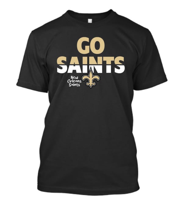 GO SAINTS New Orleans Saints Fleur-de-Lis T-Shirt