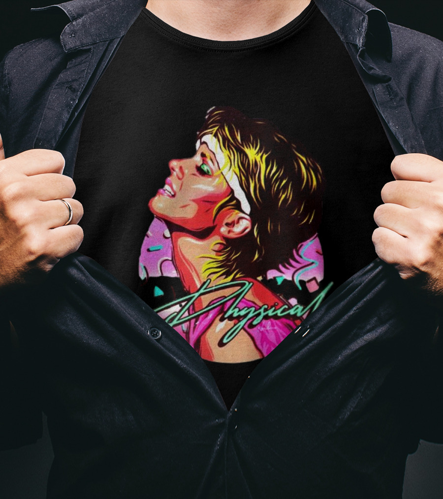 James Hillier Nordacious Physical Retro 80s Fitness Aesthetic T-Shirt