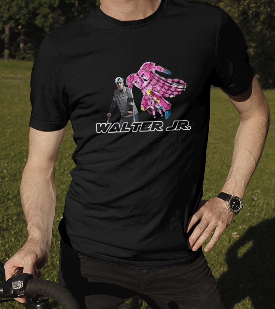 Walter Jr Tusk Act 4 Pink Armored Stand Style Duo T-Shirt