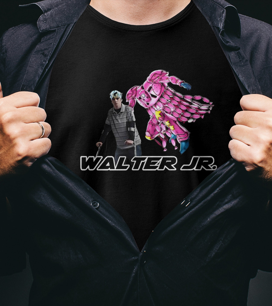 Walter Jr Tusk Act 4 Pink Armored Stand Style Duo T-Shirt