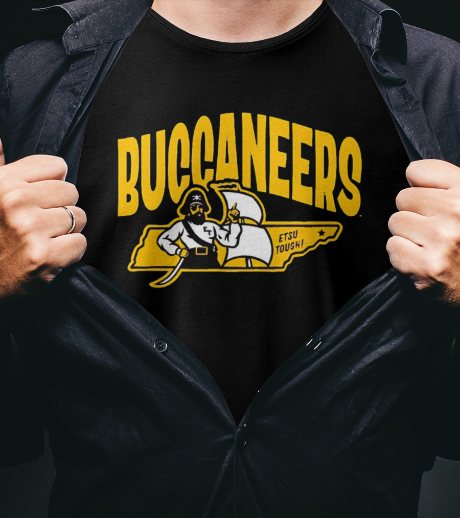 Buccaneers ETSU Tough Pirate T-Shirt