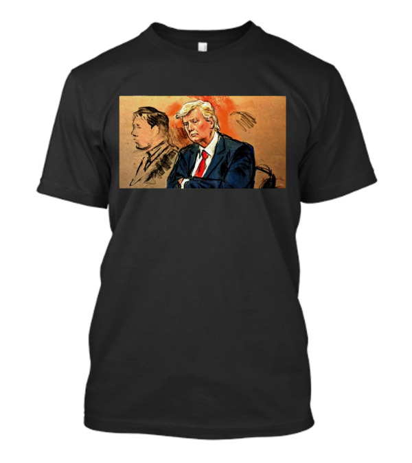 Considering An Indictment For The Sketch Artist Courtroom Scene T-Shirt