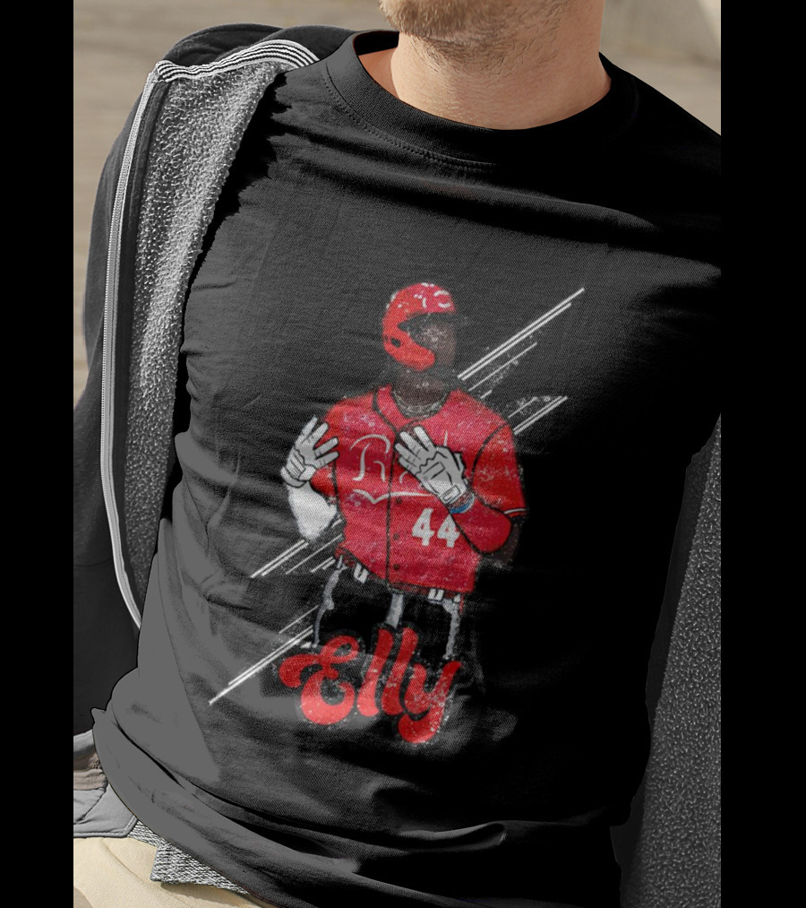 Elly De La Cruz 44 Red Baseball Player SZN T-Shirt