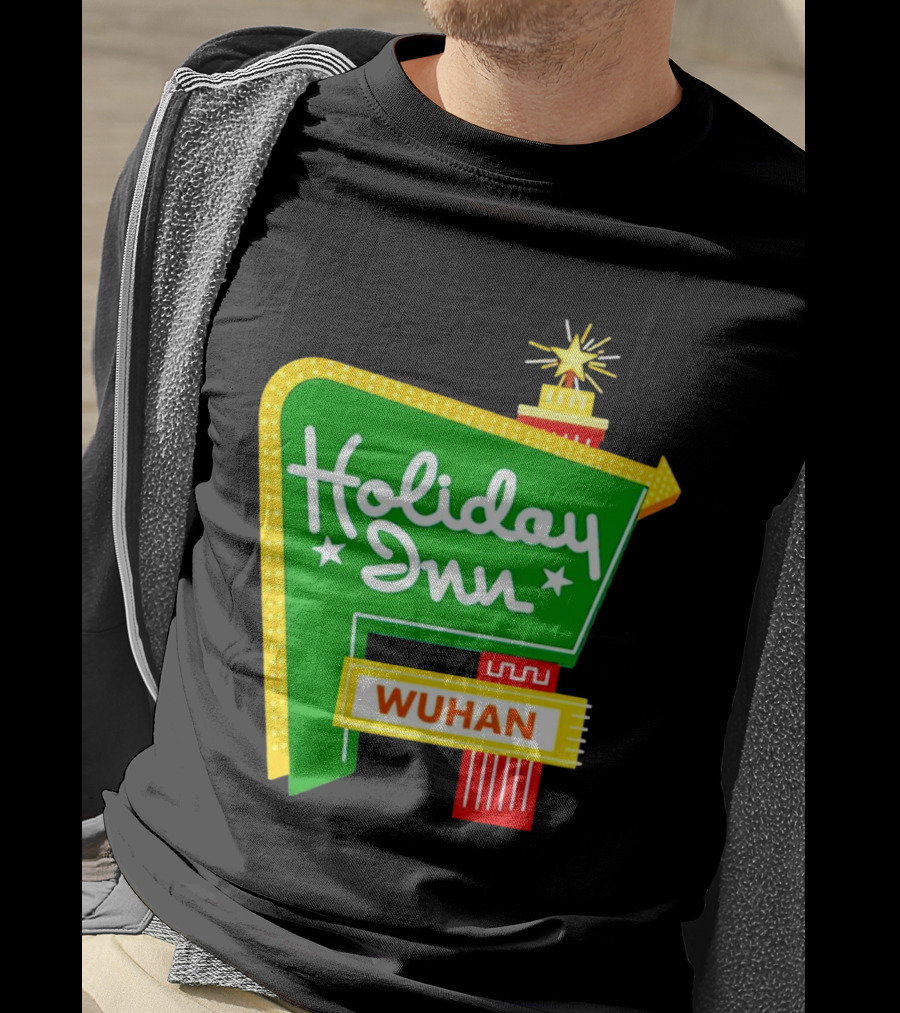 Holiday Inn Wuhan Vintage Neon Sign T-Shirt