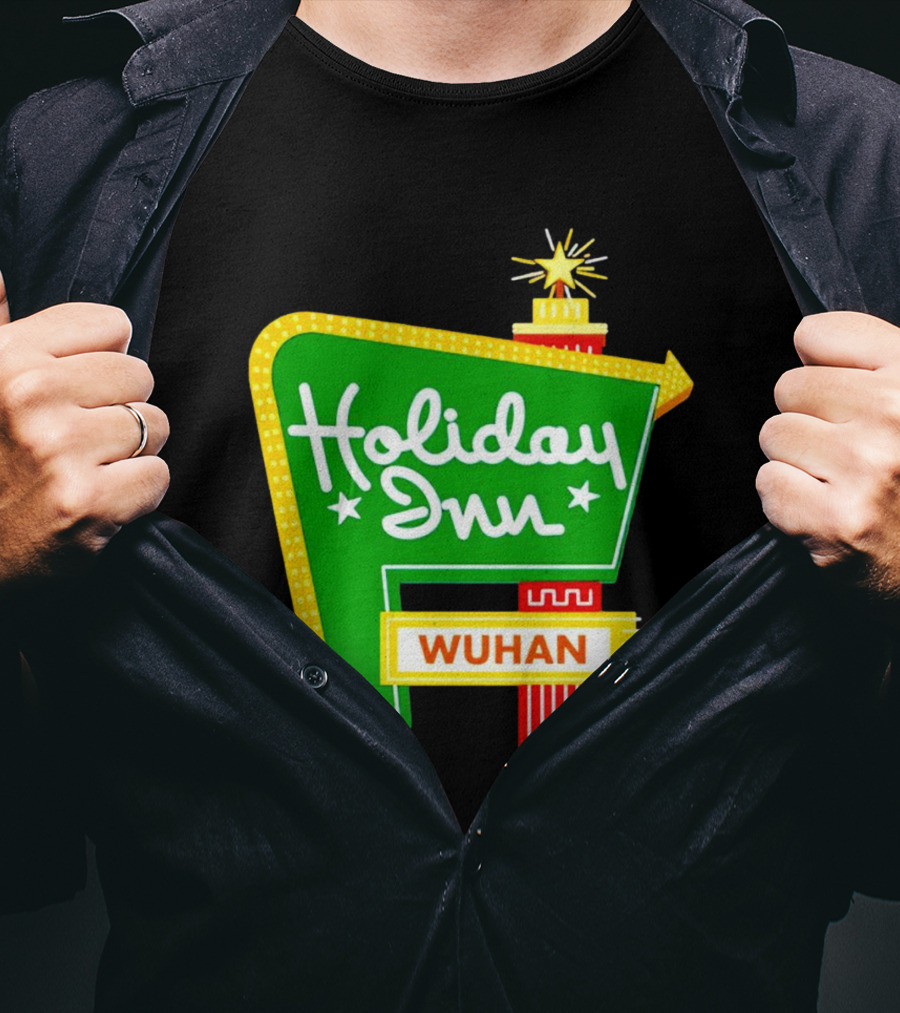 Holiday Inn Wuhan Vintage Neon Sign T-Shirt