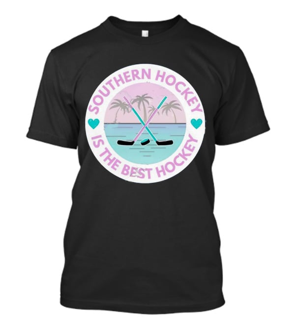 Southern Hockey Is The Best Hockey Palms And Crossed Sticks T-Shirt