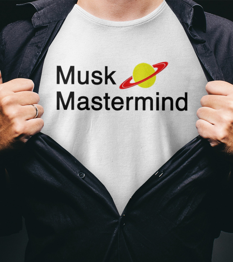 Musk Mastermind Saturn Planet Raumfahrer T-Shirt