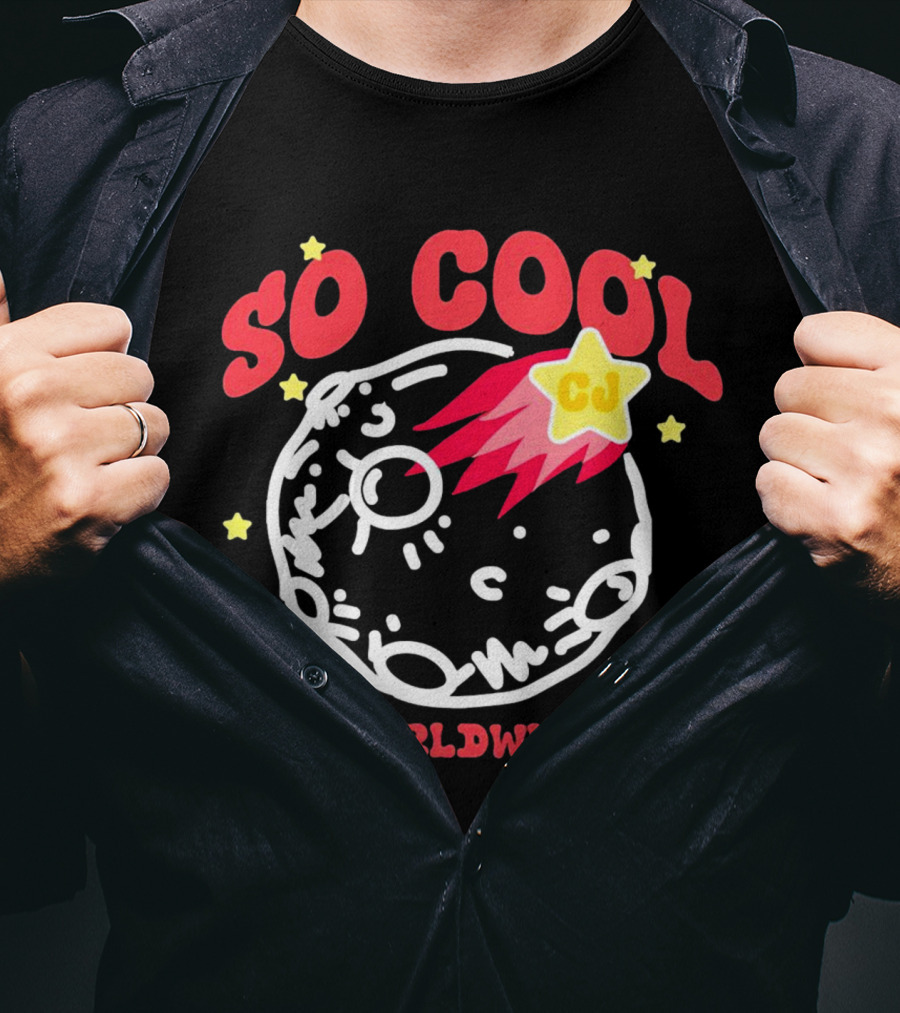 SO COOL CJ Worldwide Planet Starburst T-Shirt