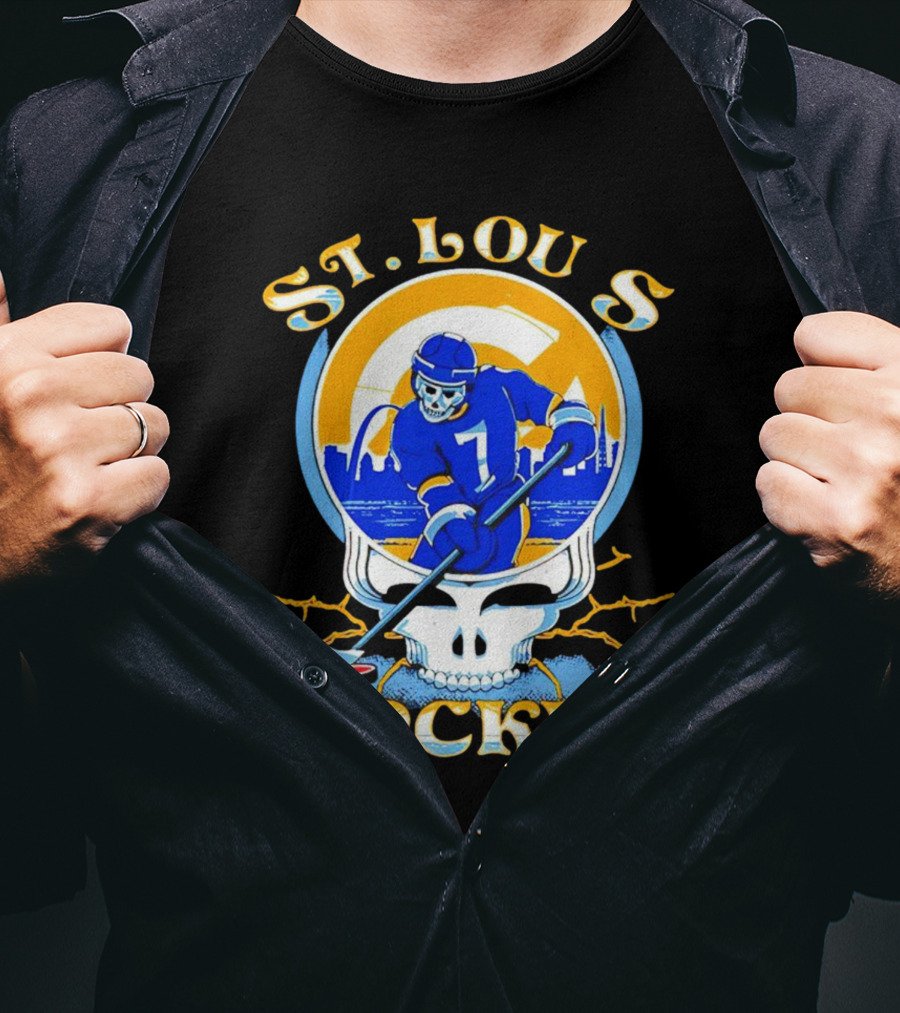 St. Louis Hockey Blues Buzz Grateful 2.0 T-Shirt