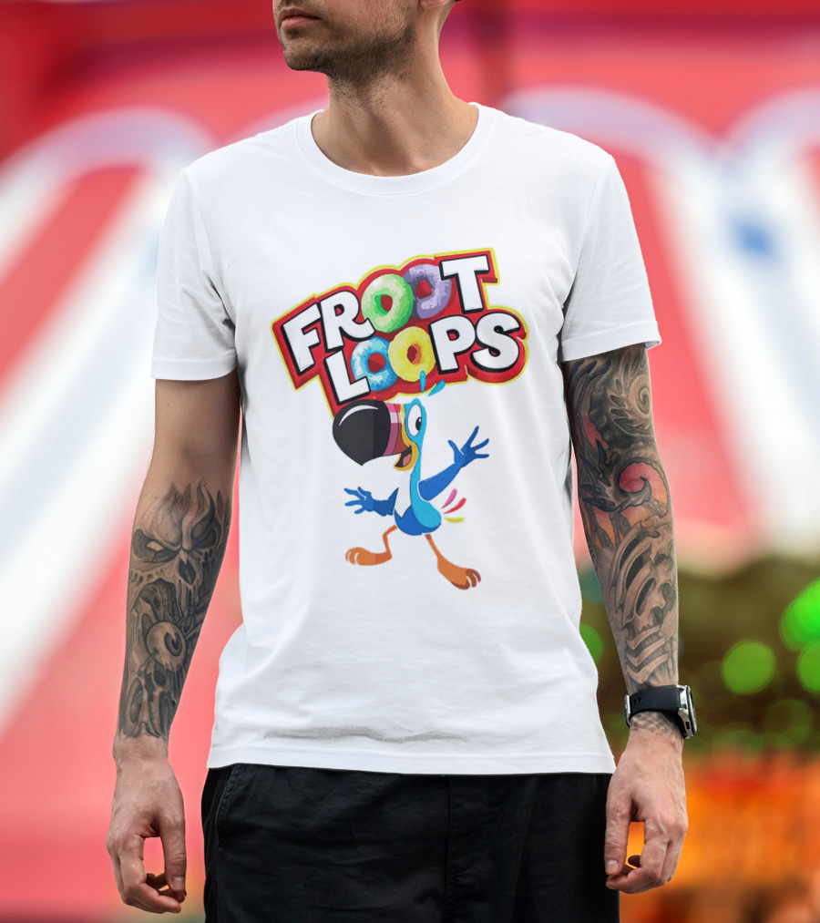 Froot Loops Toucan Sam Colorful T-Shirt