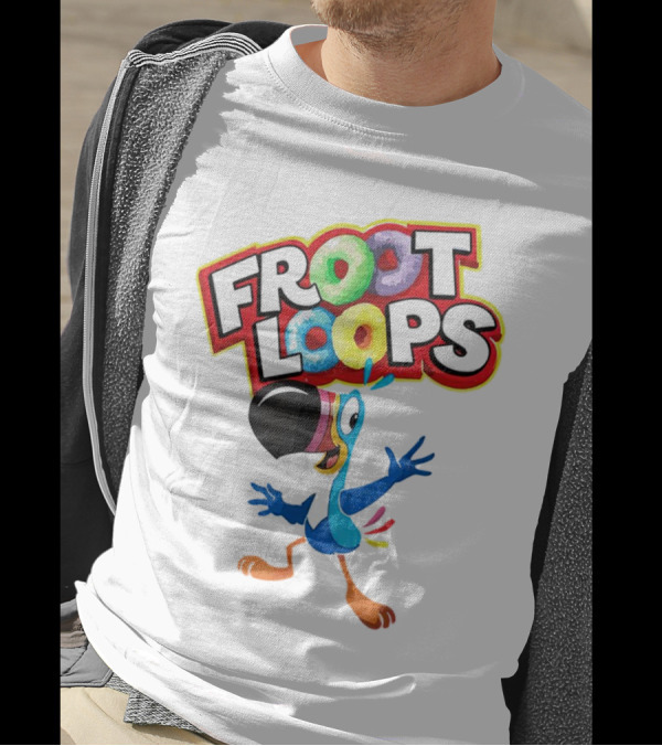 Froot Loops Toucan Sam Colorful T-Shirt