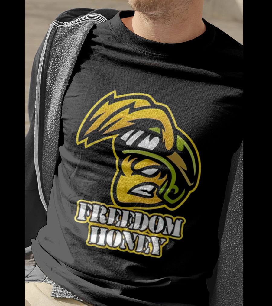 Cory Morgan Freedom Honey Helmet Character T-Shirt