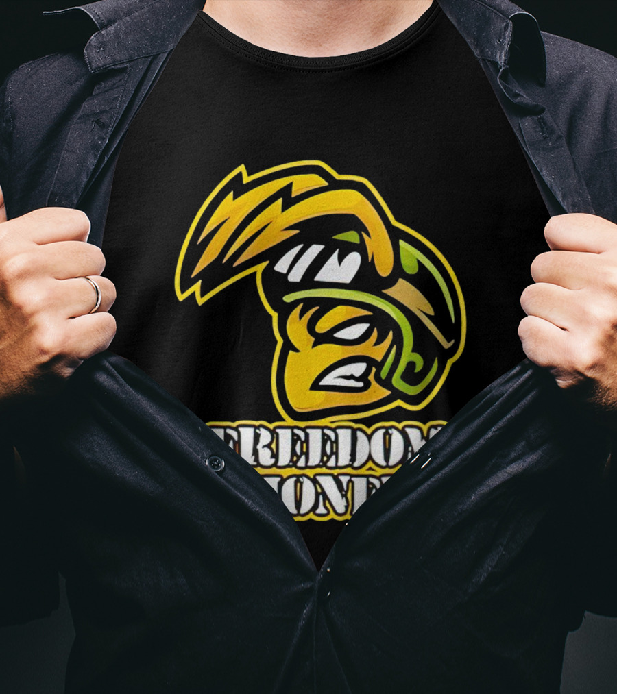 Cory Morgan Freedom Honey Helmet Character T-Shirt