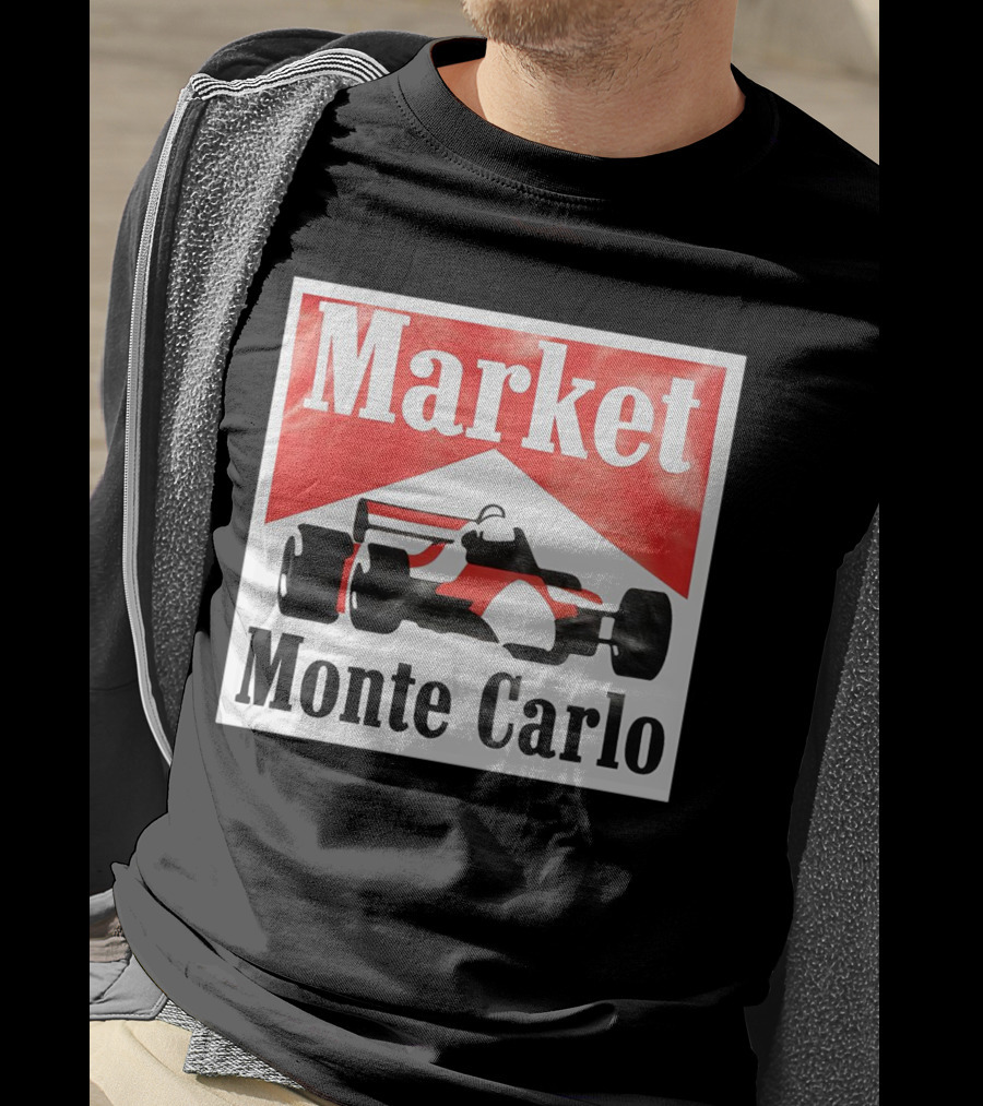 Market Monte Carlo Formula Racing Car T-Shirt