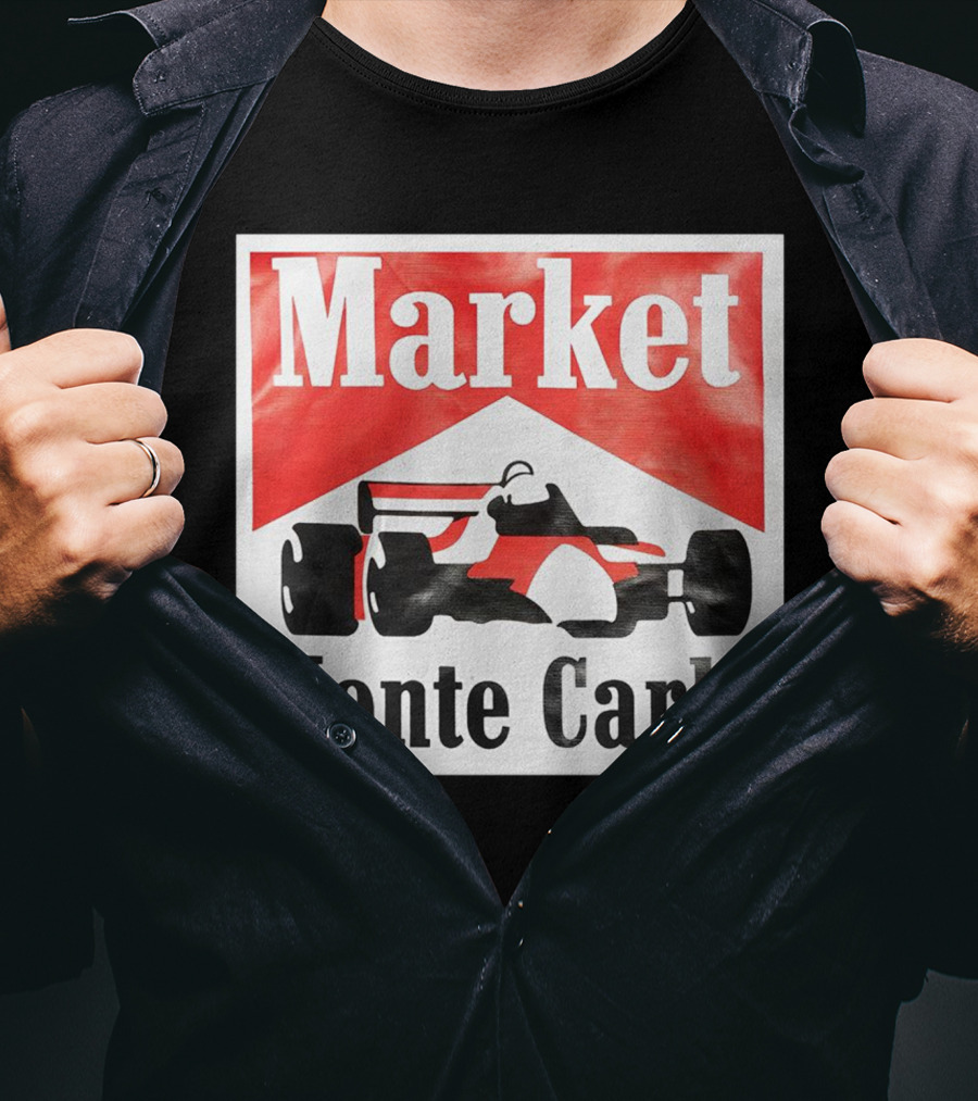 Market Monte Carlo Formula Racing Car T-Shirt
