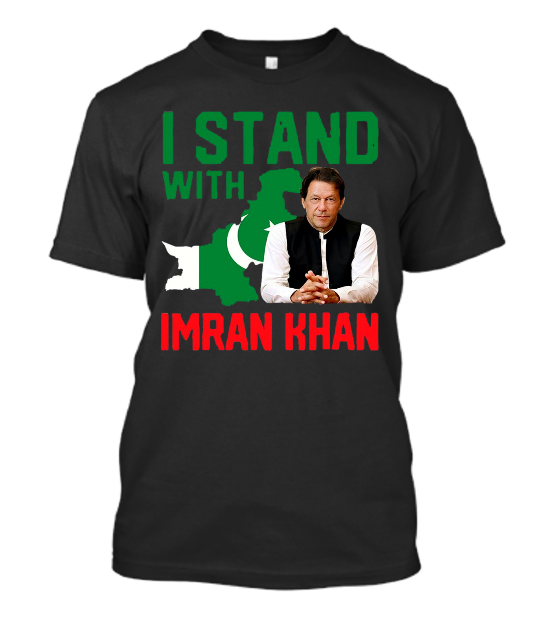 I Stand With Imran Khan PTI Support Pakistan T-Shirt