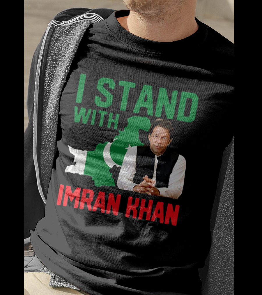 I Stand With Imran Khan PTI Support Pakistan T-Shirt