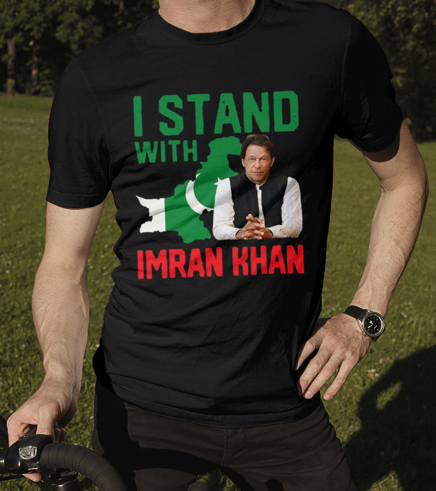 I Stand With Imran Khan PTI Support Pakistan T-Shirt
