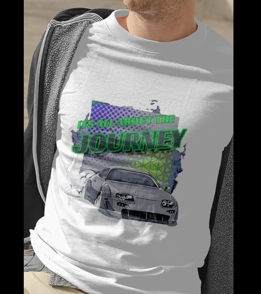 It’s All About The Journey Car Racing T-Shirt