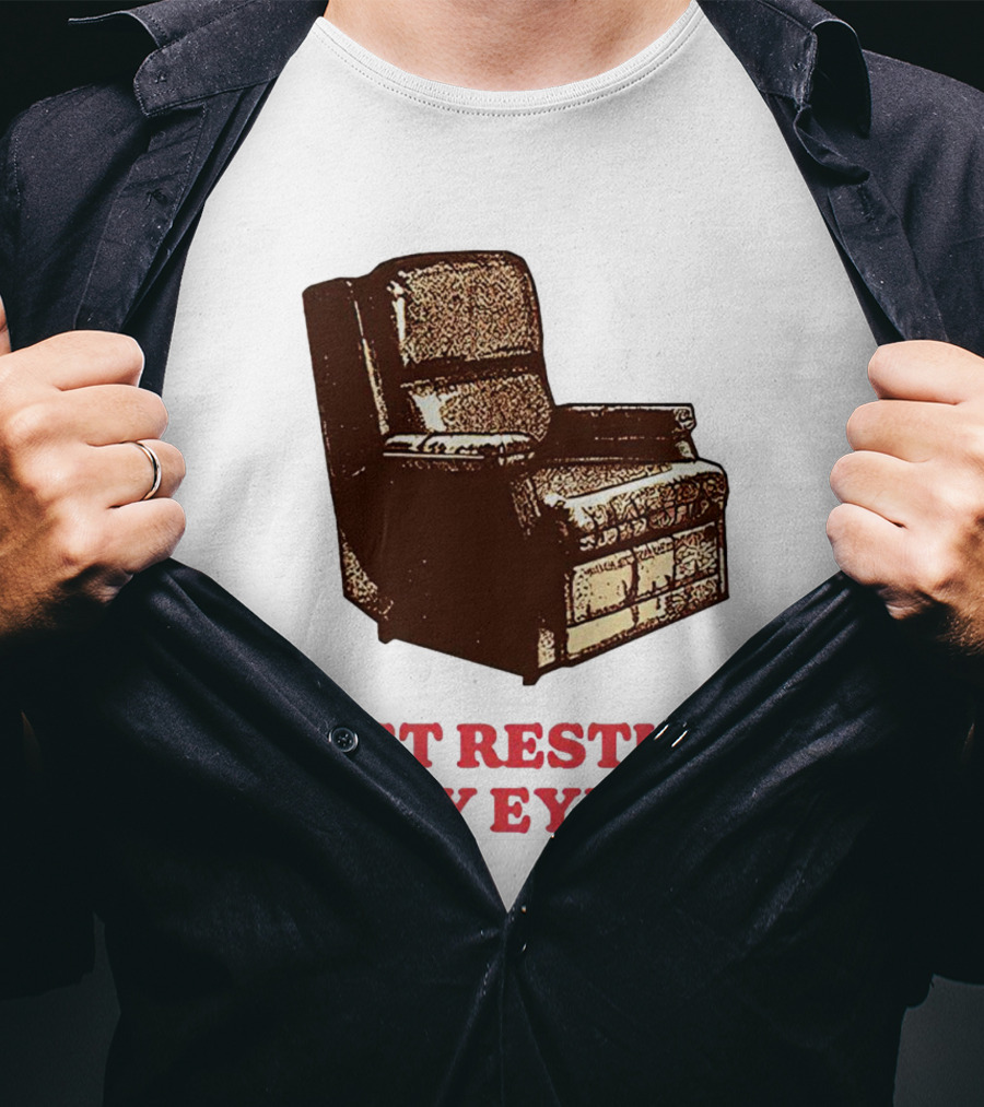 Just Resting My Eyes Armchair Retro Humor T-Shirt