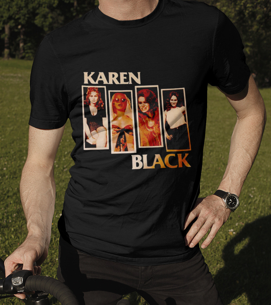 Karen Black Retro Photo Montage T-Shirt
