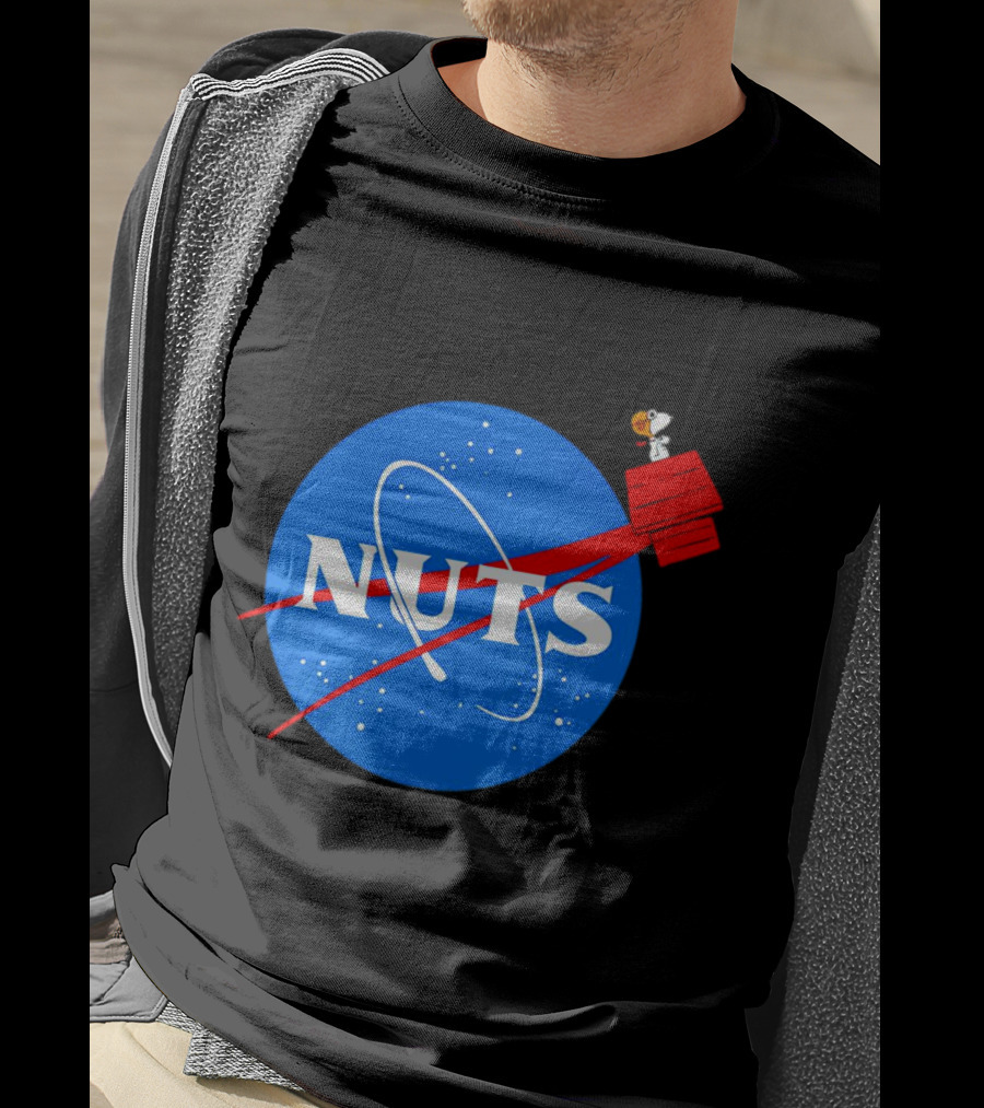 Snoopy Space Nuts NASA Parody Astronaut Adventure T-Shirt