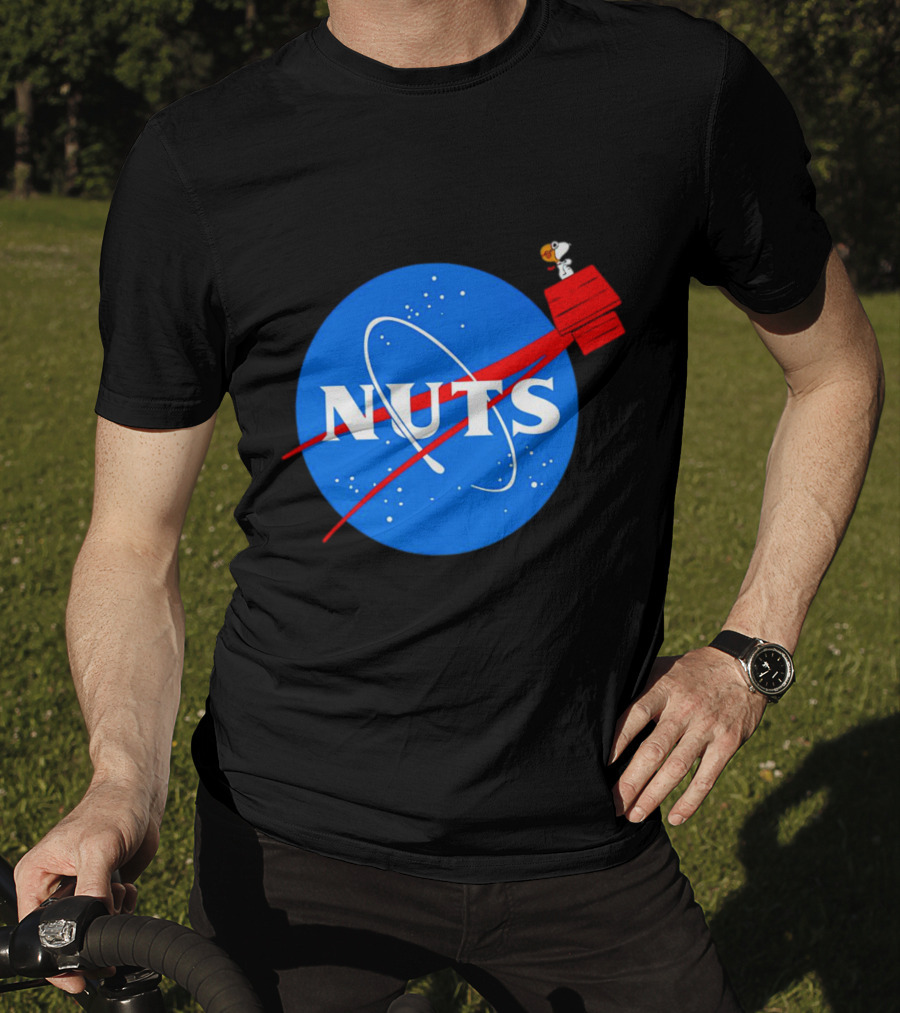 Snoopy Space Nuts NASA Parody Astronaut Adventure T-Shirt