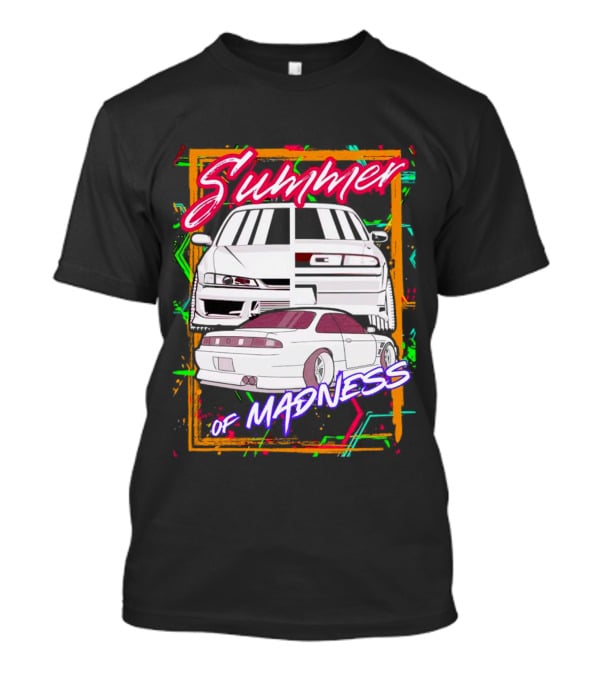 Summer Of Madness Racing Cars Neon T-Shirt