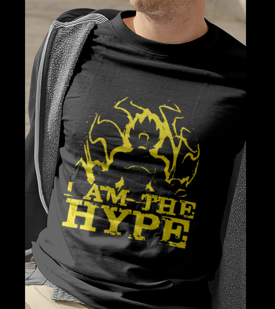 Vegeta I Am The Hype Super Saiyan Yellow Aura T-Shirt