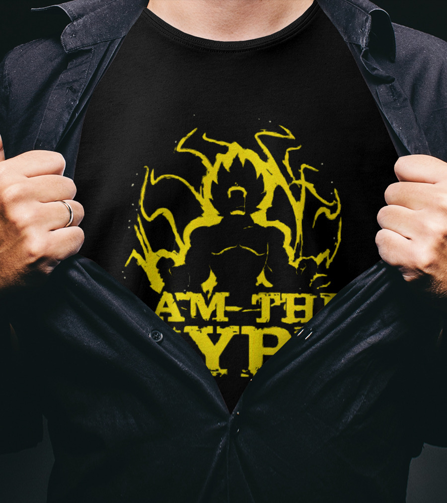 Vegeta I Am The Hype Super Saiyan Yellow Aura T-Shirt