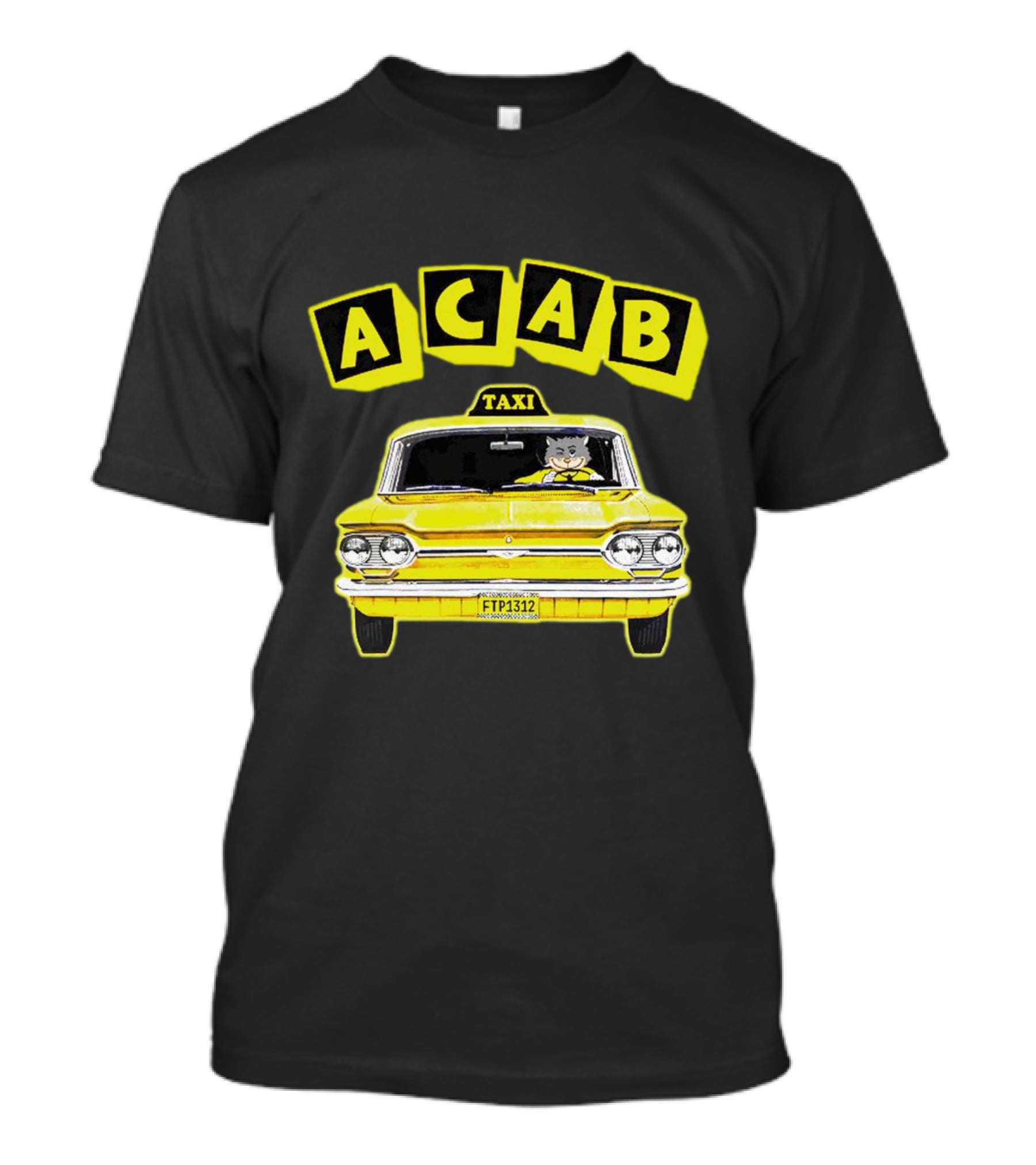 ACAB Taxi Cat FTP1312 T-Shirt