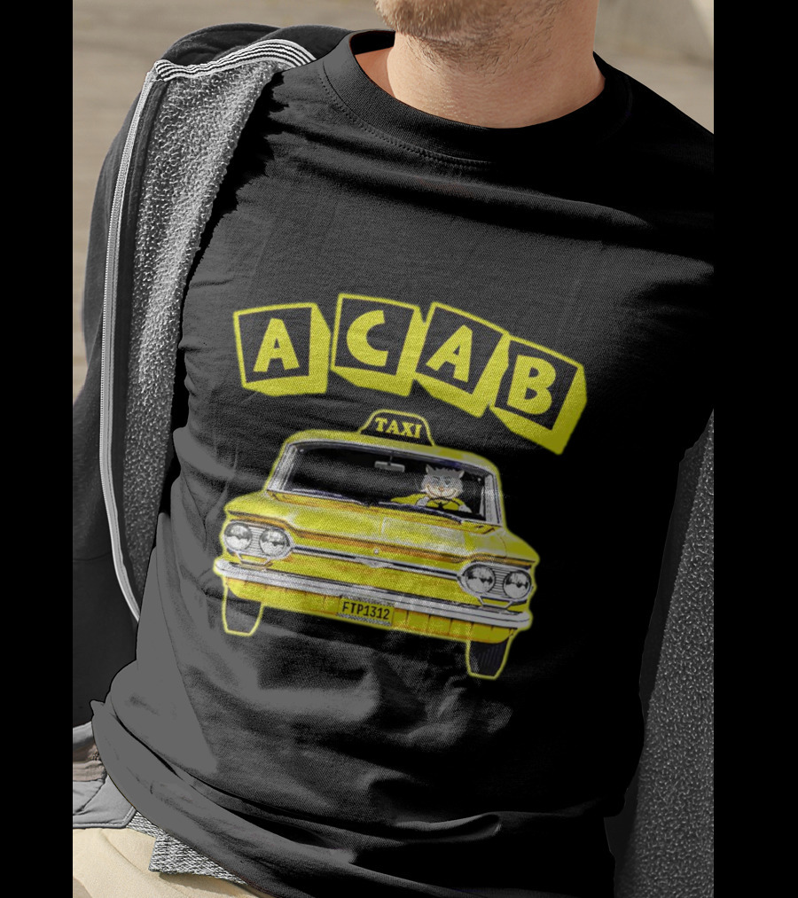 ACAB Taxi Cat FTP1312 T-Shirt