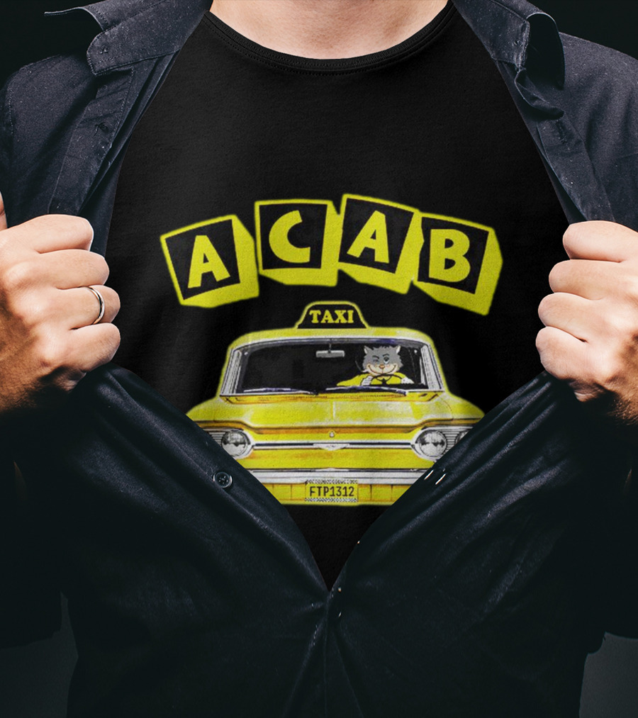 ACAB Taxi Cat FTP1312 T-Shirt