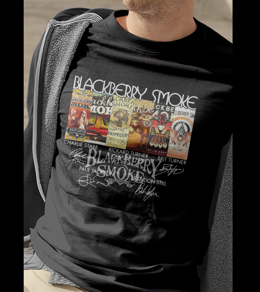 Blackberry Smoke Charlie Starr Rickard Turner Brit Turner Paul Jackson Brandon Still T-Shirt