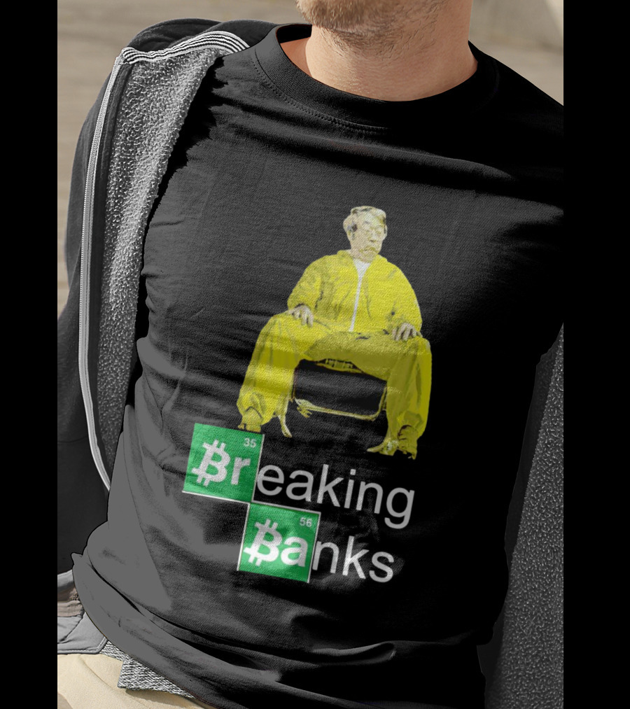 Breaking Banks Bitcoin Chemistry Suit T-Shirt