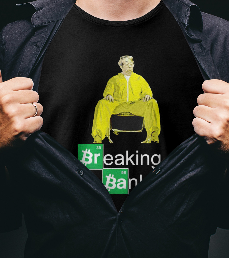 Breaking Banks Bitcoin Chemistry Suit T-Shirt