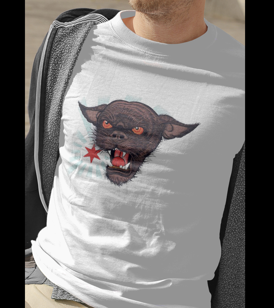 CM Punk Rowdy Chicago Star Ringer Dog T-Shirt