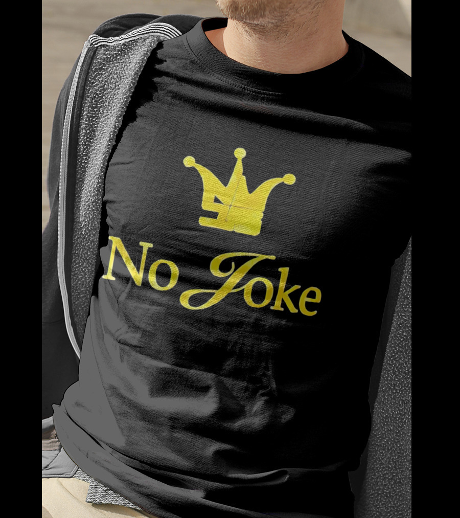 No Joke Yellow Crown T-Shirt