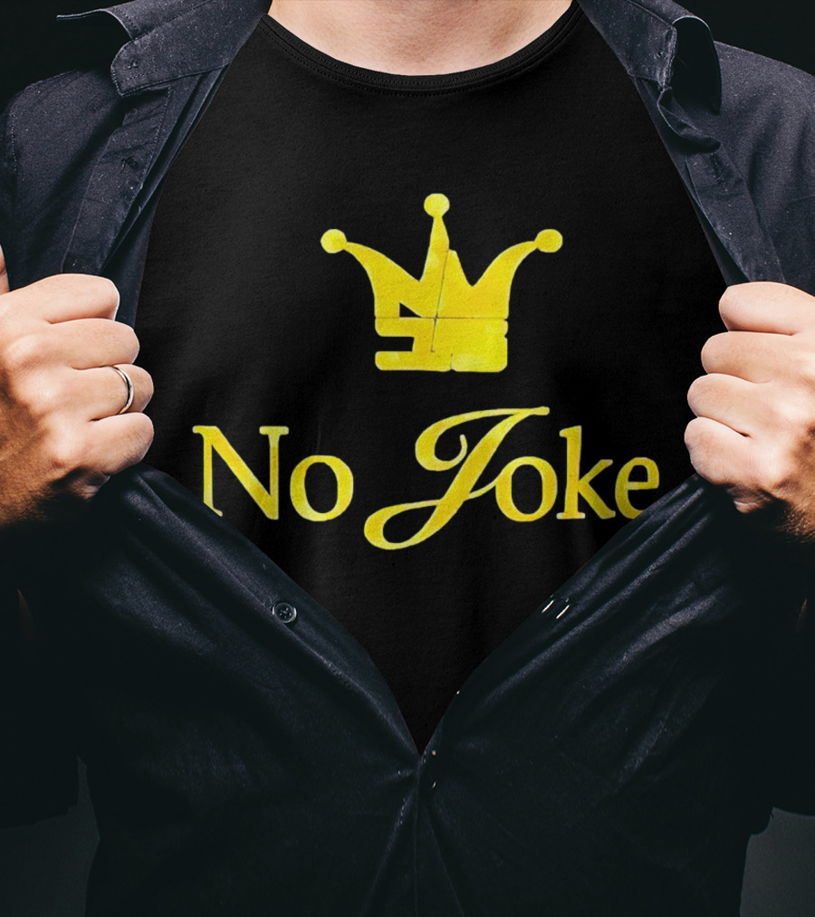 No Joke Yellow Crown T-Shirt