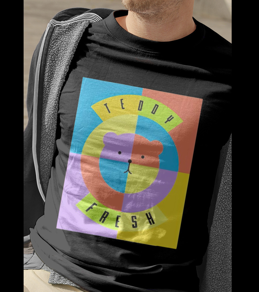 Teddy Fresh Colorful Circle Bear T-Shirt